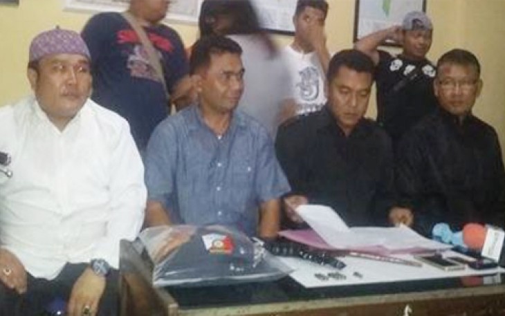 Jumpa pers Polres Kota Bengkulu, Kamis (11/05) malam