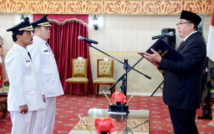Pelantikan Bupati dan Wakil Bupati Bengkulu Tengah