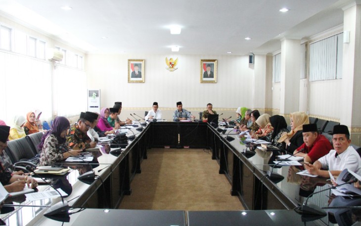 Rapat pembahasan Bengkulu Jadi Tuan Rumah Apresiasi GTK Paud dan Dikmas Nasional 2017 