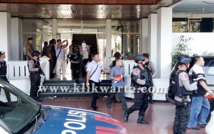 Rekonstruksi di Kantor Gubernur Bengkulu