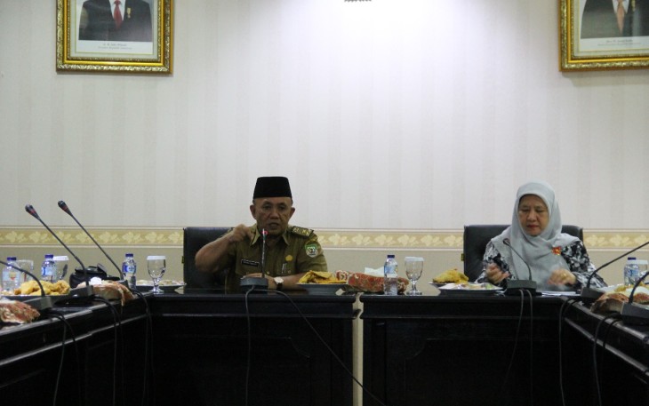 Sekda Provinsi Bengkulu memimpin Rapat Pembahasan UPTD dan Cabang Dinas.