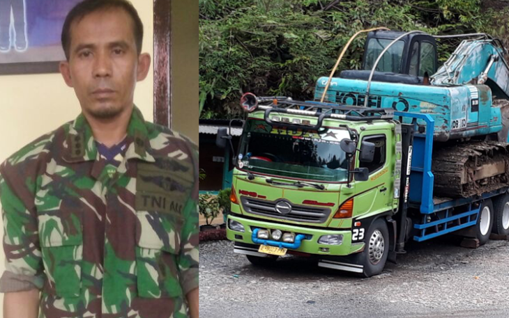 Nurdin Nurhayati (41), warga asal Pandeglang, Provinsi Banten saat diamankan di Polres Kaur, Rabu (07/02/2018). 