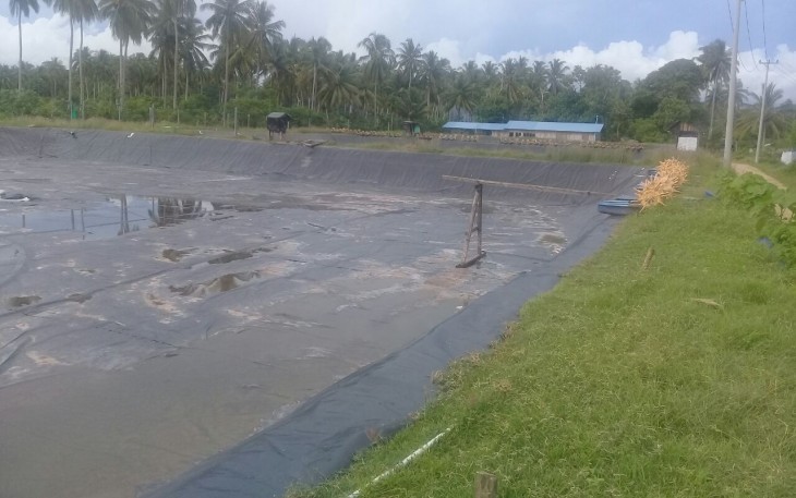Salah satu tambak udang berhenti beroperasi pasca disegel