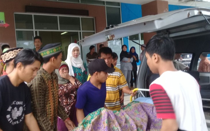 Korban usai divisum di RSUD Curup.