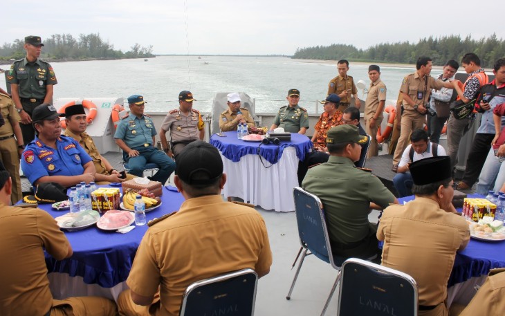 Sekretaris Daerah Provinsi Bengkulu Nopian Andusti Menghadiri Coffe Morning yang Digelar Pangkalan TNI AL (Lanal) Bengkulu