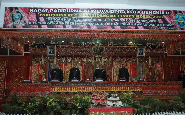  Paripurna Istimewa HUT Kota Bengkulu Ke 299
