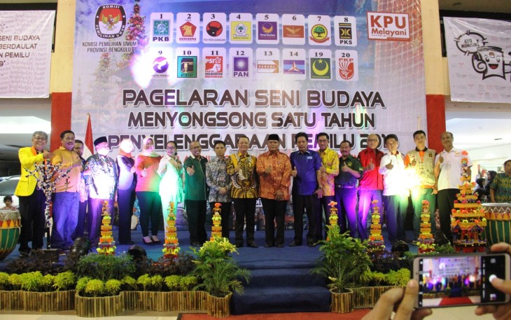 Pagelaran Seni Budaya Menyongsong Satu Tahun Penyelenggaraan Pemilu 2019