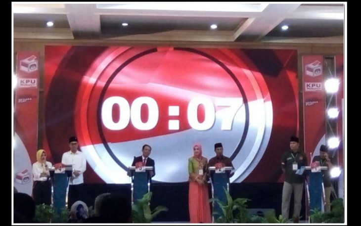 Debat Kandidat Tahap II Pilwakot Bengkulu 