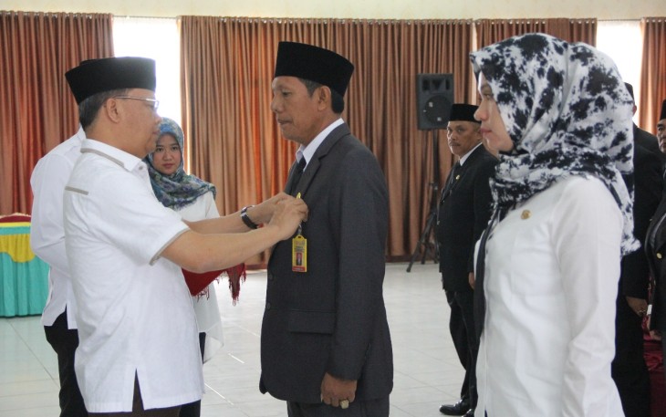 Plt Gubernur Bengkulu Rohidin Mersyah hadir dan resmikan Pembukaan Pelaksanaan Diklat Kepemimpinan.