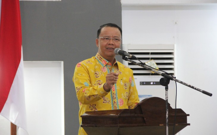 Plt Gubernur Bengkulu Rohidin Mersyah hadir dan membuka secara resmi Sosialisasi Kuliah Mandiri ke Luar Negeri.