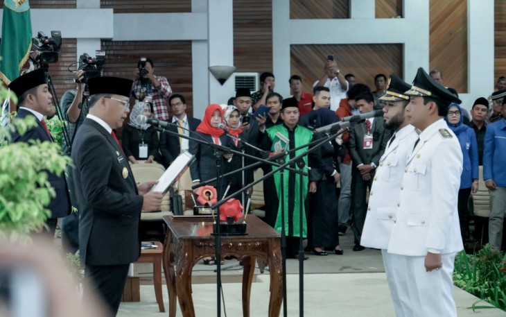 Pelantikan Wali Kota dan Wakil Wali Kota Bengkulu