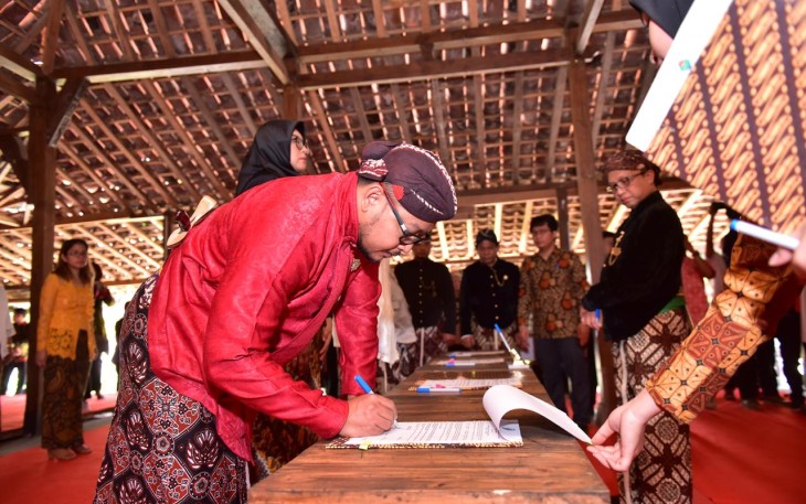 Kemendes PDTT melantik sejumlah pejabat di lingkungan kementeriannya di Yogyakarta
