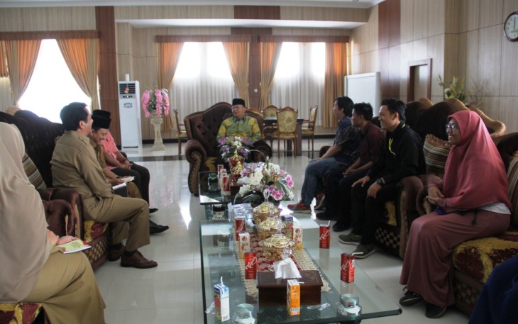 Plt Gubernur Bengkulu Rohidin Mersyah terima audiensi Generasi Pesona Indonesia