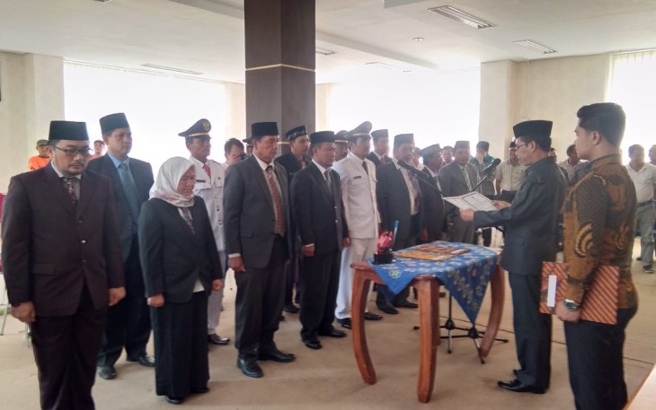 Mutasi Pejabat Fungsional dan Struktural Eselon II dan III Pas mda Kaur