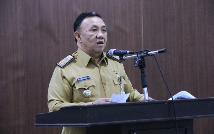 Sekda Provinsi Bengkulu Nopian Andusti hadir dan membuka Rapat Sinkronisasi dan Koordinasi kebijakan Program Kegiatan Pemberdayaan Perempuan.