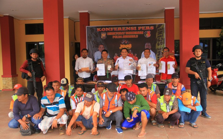 Press Conference Polda Bengkulu