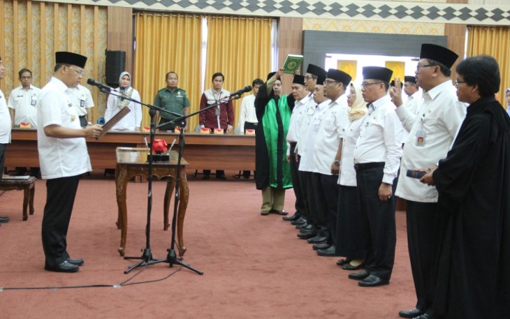 Pelantikan Majelis Pertimbangan TPTGR Provinsi Bengkulu