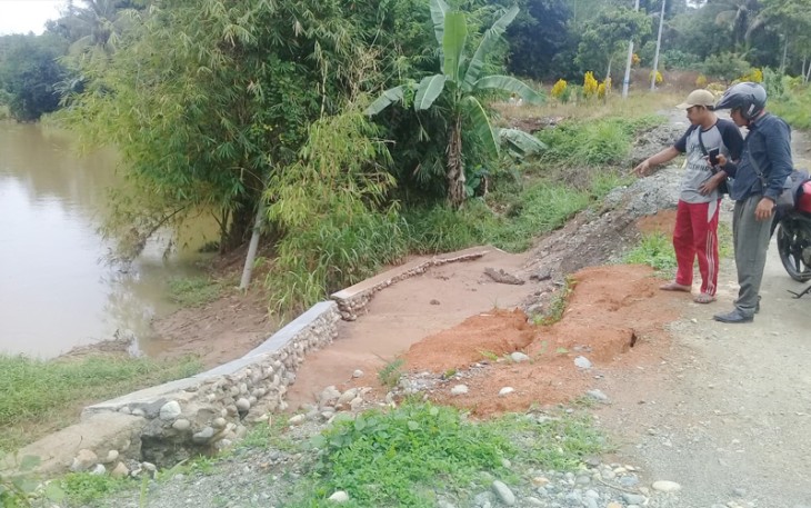 Talud Jalan Desa Arga Mulya Amblas
