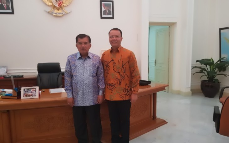 Gubernur Bengkulu Temui Wakil Presiden RI Jusuf Kalla.
