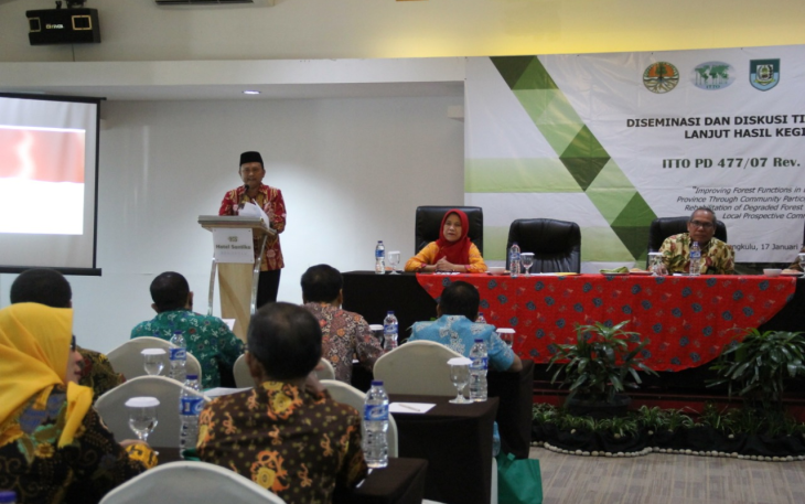 Evaluasi Project ITTO Antara KLHK RI dengan DLHK Provinsi Bengkulu