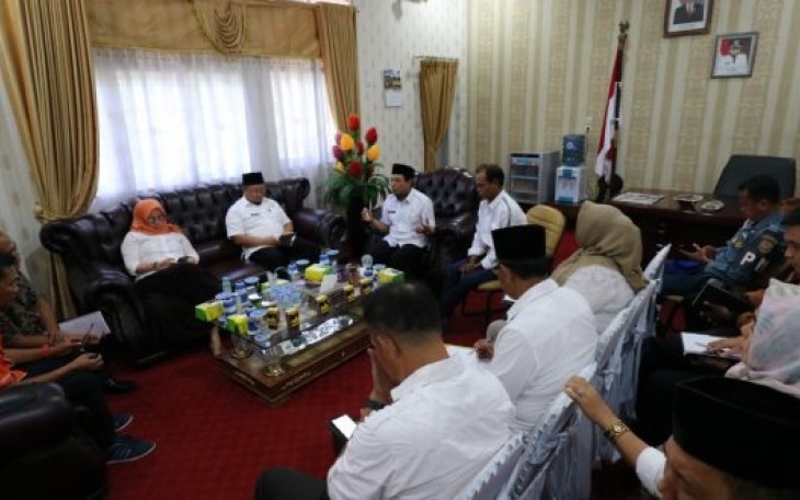 Rapat Pemkot bersama Pelindo di Ruang kerja Wakil Walikota, Rabu (06/02/19) pagi