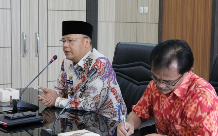 Gubernur Bengkulu Rohidin Mersyah Terima Kunjungan Kerja Dewan Riset Daerah 