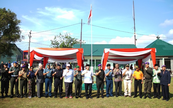 Gubernur Bengkulu Rohidin Mersyah hadiri upacara pembukaan Diksarmil Menwa Mahadwiyudha XVI.