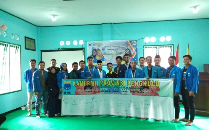 PMII Bengkulu Deklarasi Pemilu Damai 2019