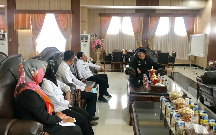 Gubernur Bengkulu Rohidin Mersyah  Terima Kunjungan Kepala BNN Provinsi Bengkulu Brigjen Pol Drs Nugroho Aji Wijayanto SH