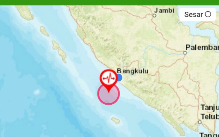 Lokasi Gempa