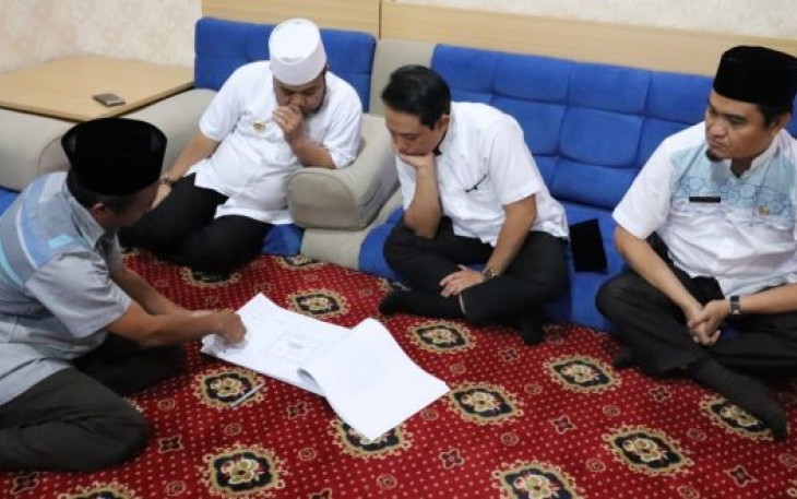 Wali Kota Bengkulu Helmi Hasan dan Wakil Wali Kota Bengkulu Dedy Wahyudi Rapat 