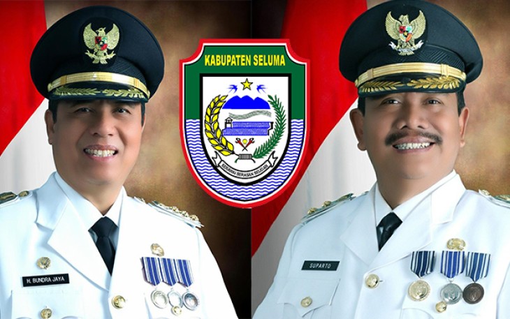 Bupati Seluma Bundra Jaya dan Wakil Bupati Seluma Suparto