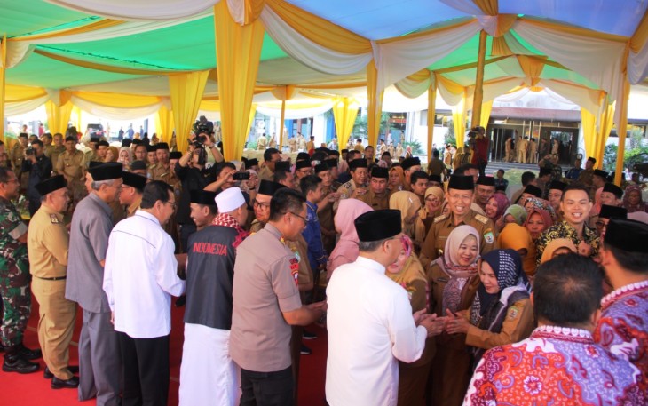 Hari Pertama Masuk Kerja, Pemprov Bengkulu Gelar Halal Bi Halal