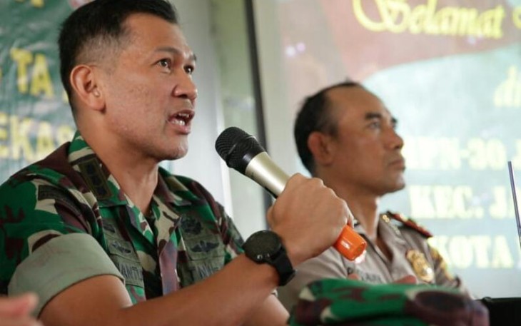 Kapendam saat di Desa Blubuk Kronjo Kabupaten Tanggerang