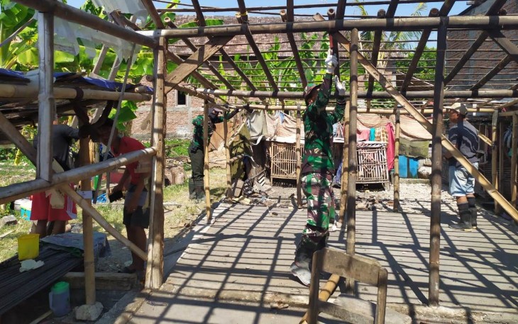 Satgas TMMD Hadapi Kendala Saat Rehab RTLH