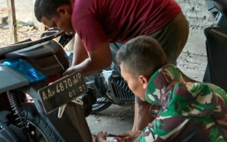 Penambal Ban Juga Merasakan Dampak Positif TMMD Kalikondang
