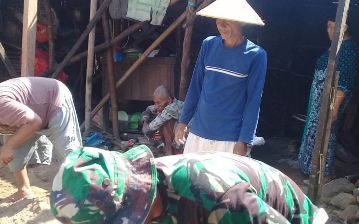 Rehab Sejumlah Rumah Warga TNI "Dibanjiri" Ucapan Terimakasih