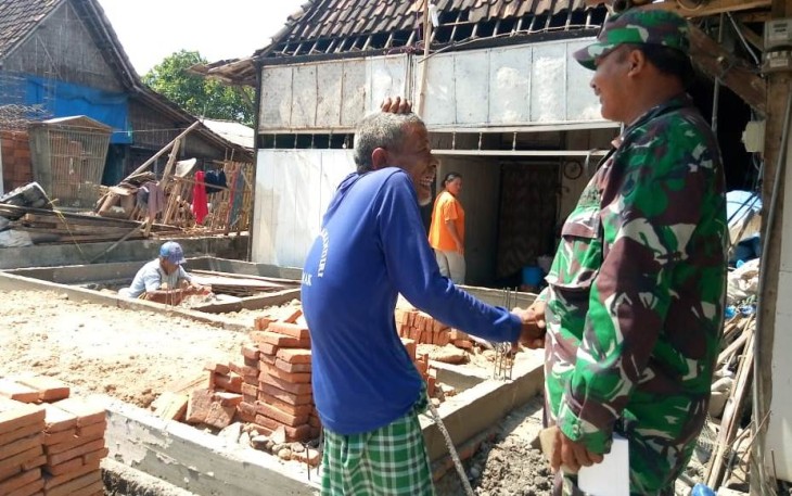 Luar Biasa Sudah 10 RTLH Yang Selesai Direhab TNI