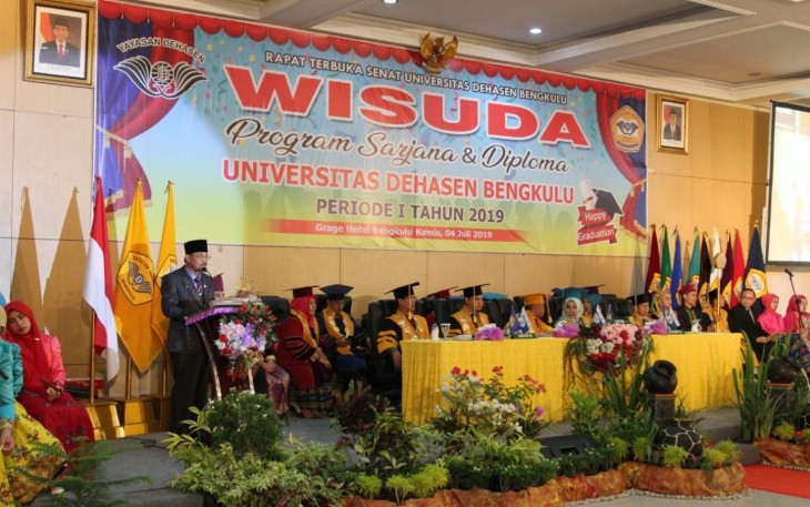 Staf Ahli Bidang Ekonomi, Keuangan dan Pembangunan setda Provinsi Bengkulu Sumarno Memberikan Sambutan 