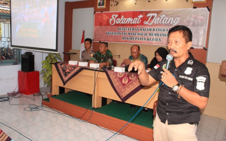 Penyuluhan Bahaya Narkoba Dan Perlindungan Anak Warnai TMMD Reg 105 Kodim Klaten