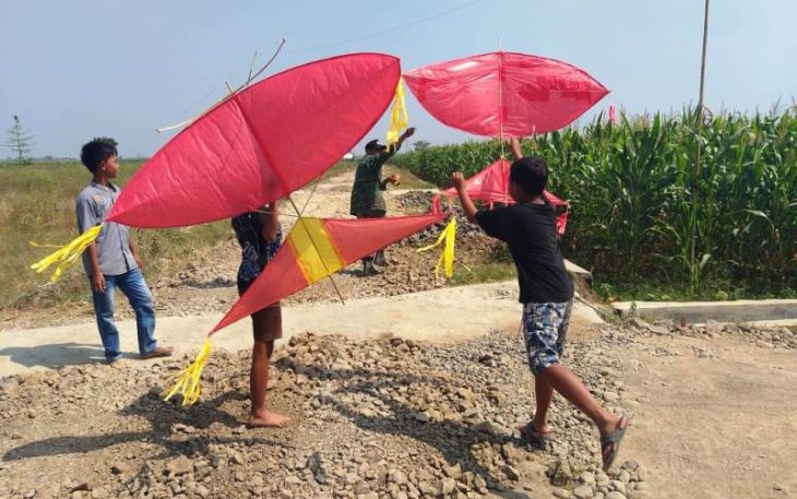 Berkat TMMD Tegal Anak anak semakin bebas bermain