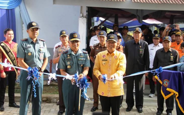 Gubernur Bengkulu Resmikan Gedung Tembak Lanal Bengkulu