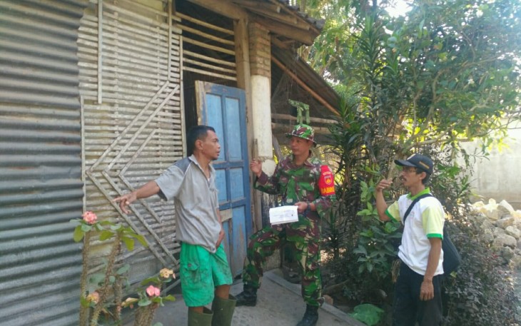 Buruh Penggilingan Bakso Mendapatkan Bantuan RTLH Dari TMMD Reg 105 Kodim Klaten