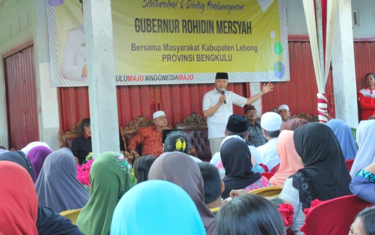 Gubernur Rohidin Disambut Hangat Warga saat kunker ke Kabupaten Lebong