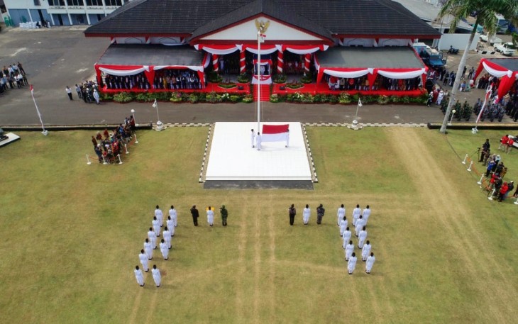 Upacara HUT RI Ke-74 di Bengkulu Khitmad