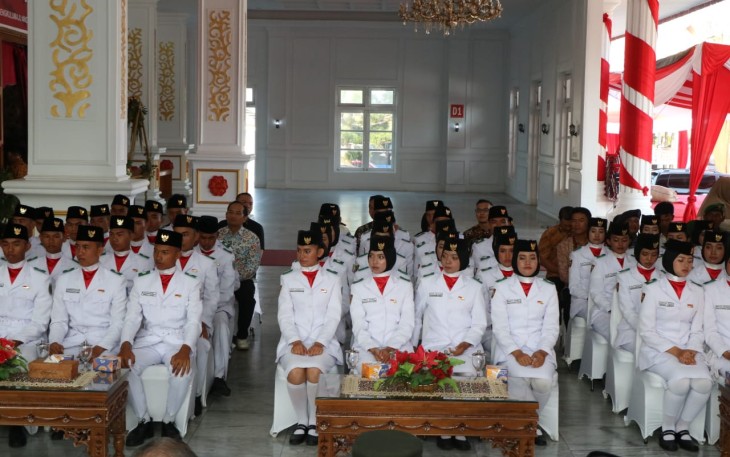 Paskibra Provinsi Bengkulu Tahun 2019 Resmi Dibubarkan