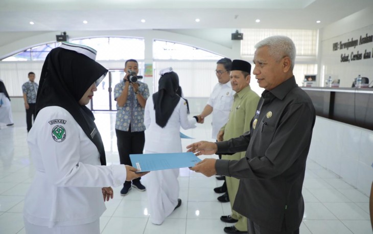 Pemkab Asahan Angkat Dokter dan Bidan PTT Jadi CPNS