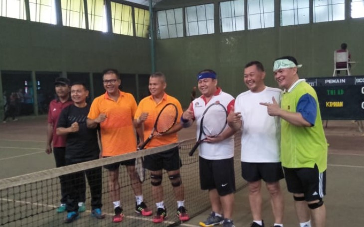 Atlet Kemhan Usai Berlatih