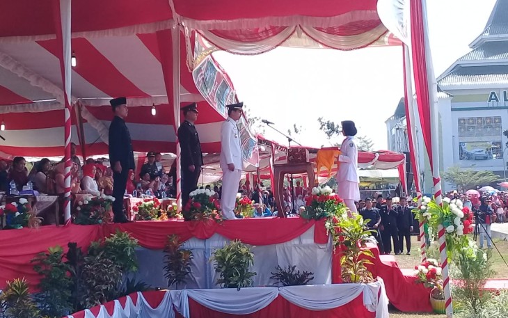Upacara HUT RI Ke 74 Pemerintah Kabupaten Kaur