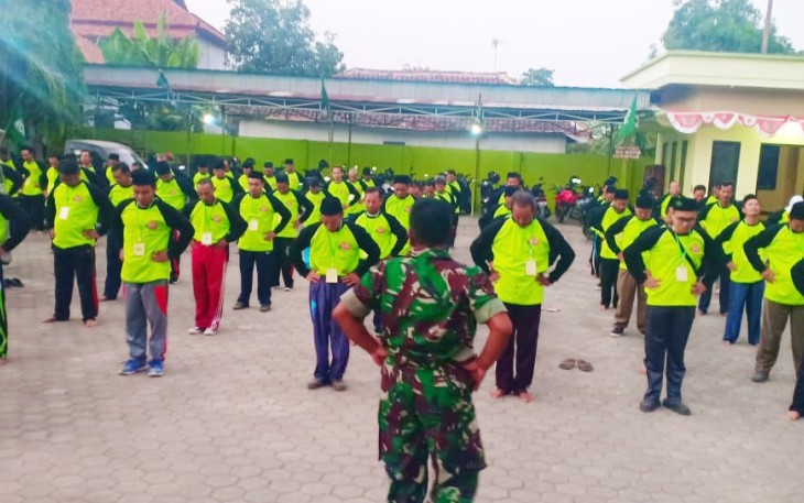 Pembinaan Fisik Kader NU Kecamatan Larangan Brebes